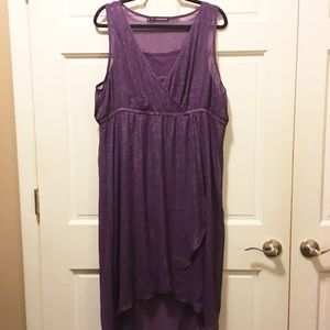 Maurices Purple High Low Dress